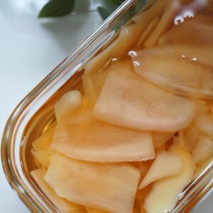 安心食材・・・国産新生姜で作る甘酢漬け